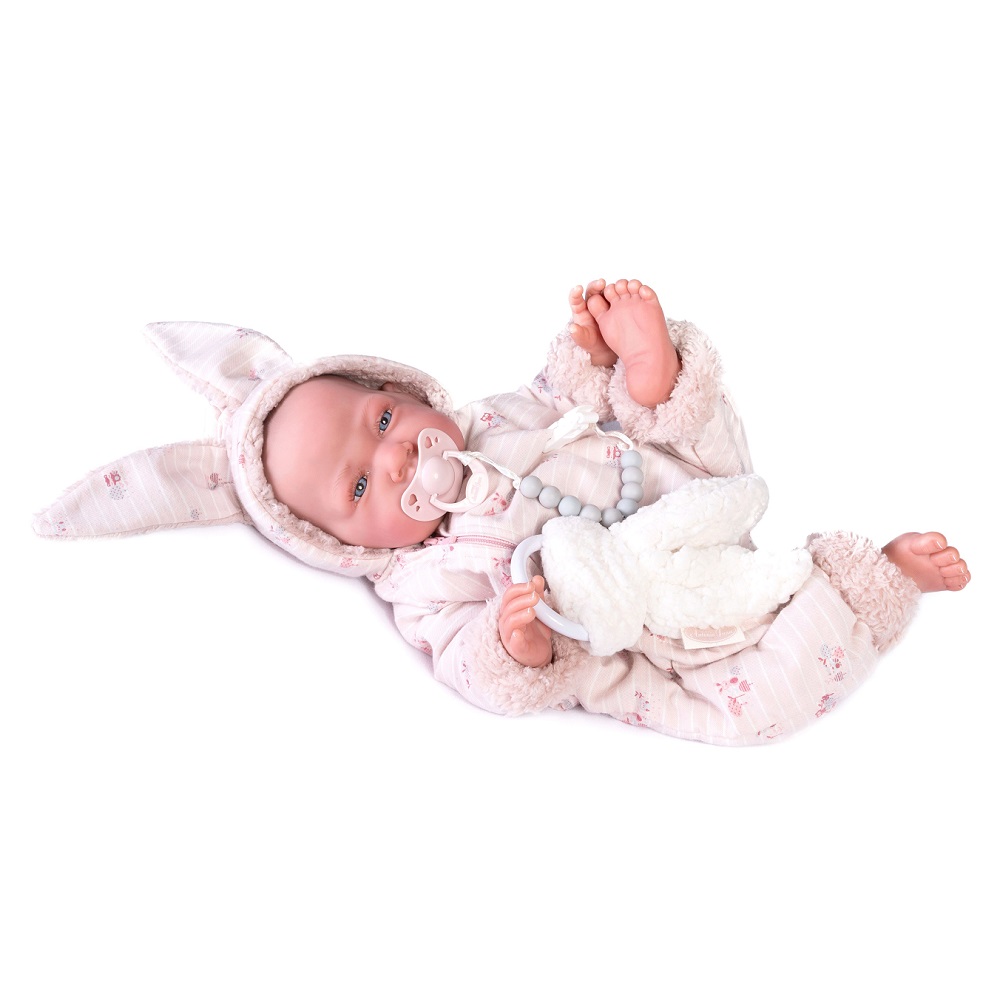 MUÑECA ANTONIO JUAN SWEET REBORN CERTIFICADA CONEJITO 42 CM - 5