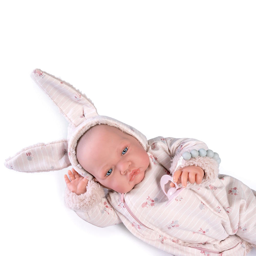 MUÑECA ANTONIO JUAN SWEET REBORN CERTIFICADA CONEJITO 42 CM - 6