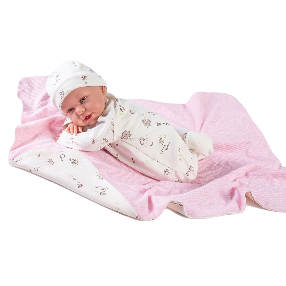 MUÑECA ANTONIO JUAN MI PRIMER REBORN DANIELA GATITOS 52 CM - 3