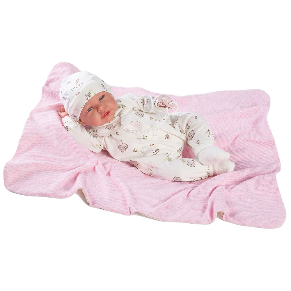 MUÑECA ANTONIO JUAN MI PRIMER REBORN DANIELA GATITOS 52 CM - 4