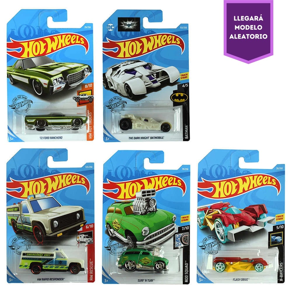 AUTOS SURTIDOS HOT WHEELS - BLISTER X1 UNIDAD AL AZAR - 4