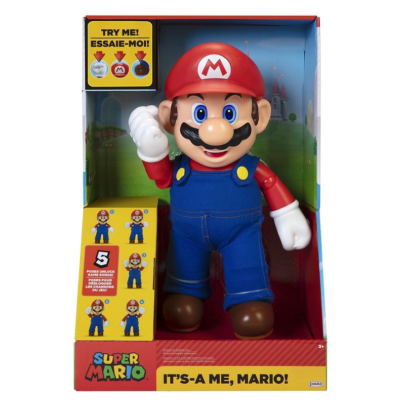 SUPER MARIO BROS INTERACTIVO - IT'S-A ME MARIO 30 CM - 1