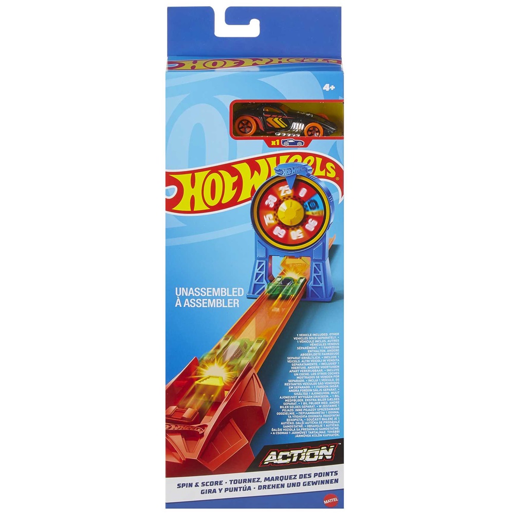 Hot Wheels lenktynių trasa su triukais Super Score