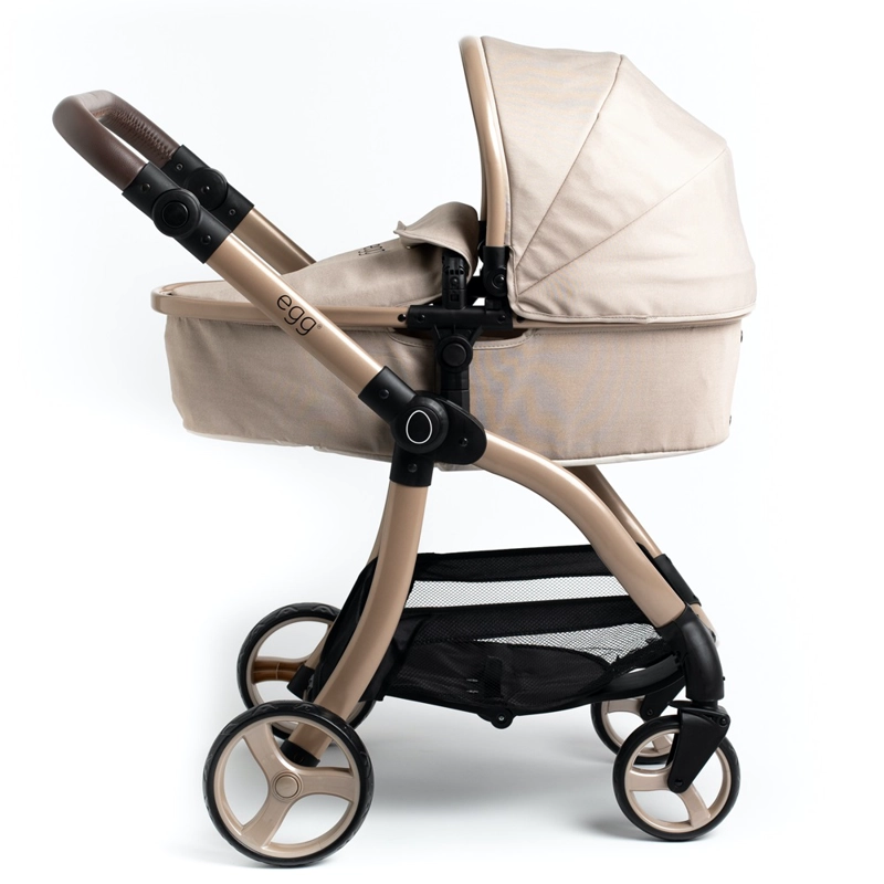 COCHE PARA MUÑECAS REBORN ROMA PRAMS EGG FEATHER - 2