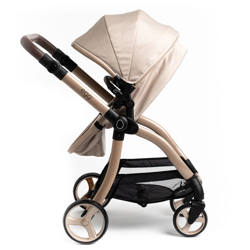 COCHE PARA MUÑECAS REBORN ROMA PRAMS EGG FEATHER - 3