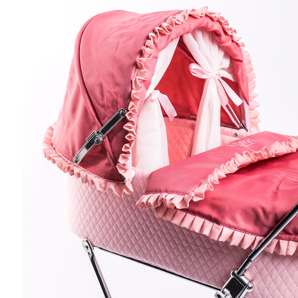 COCHE PARA MUÑECAS REBORN ROMA PRAMS ANNIE CON PARASOL - 4