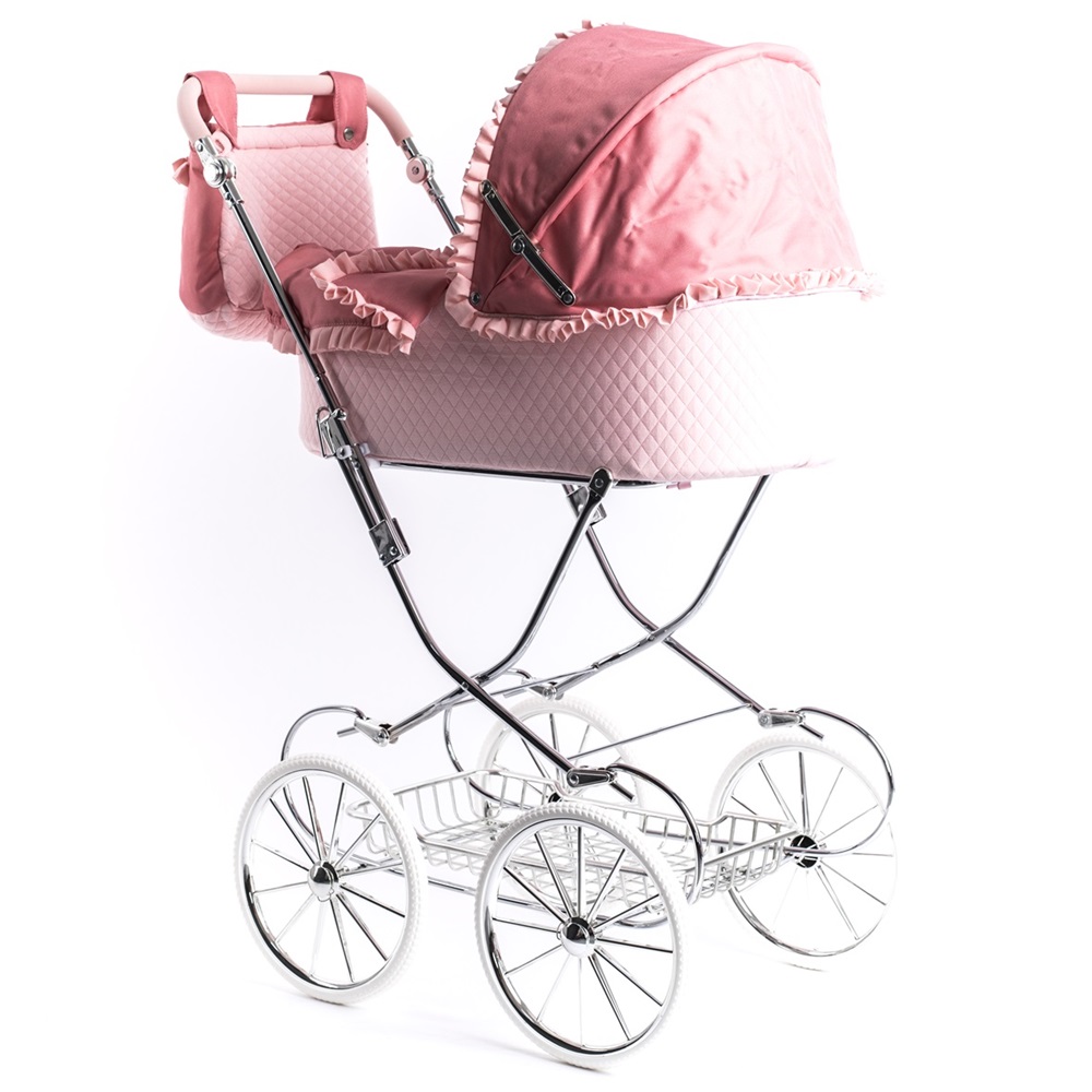 COCHE PARA MUÑECAS REBORN ROMA PRAMS ANNIE CON PARASOL - 5