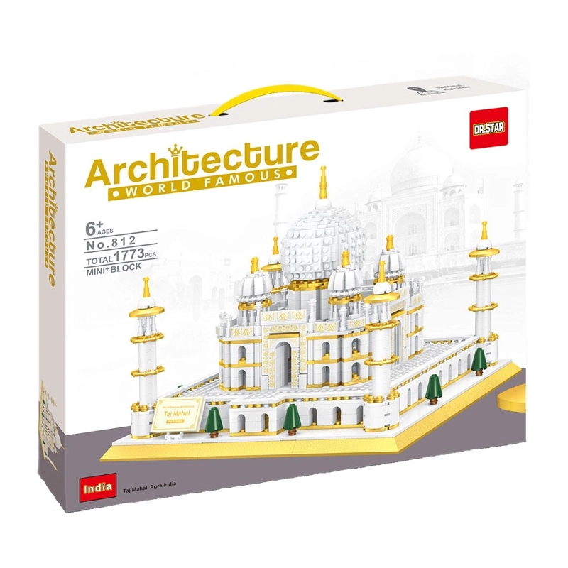 BLOQUES ARQUITECTURA TAJ MAHAL INDIA 2031 PCS - 2