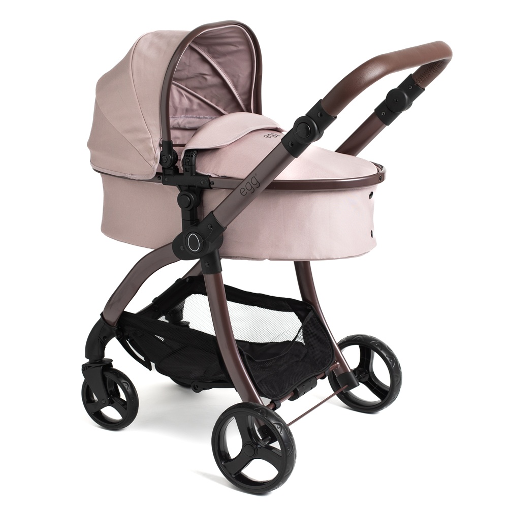 COCHE PARA MUÑECAS REBORN ROMA PRAMS EGG HUSH VIOLET - 1