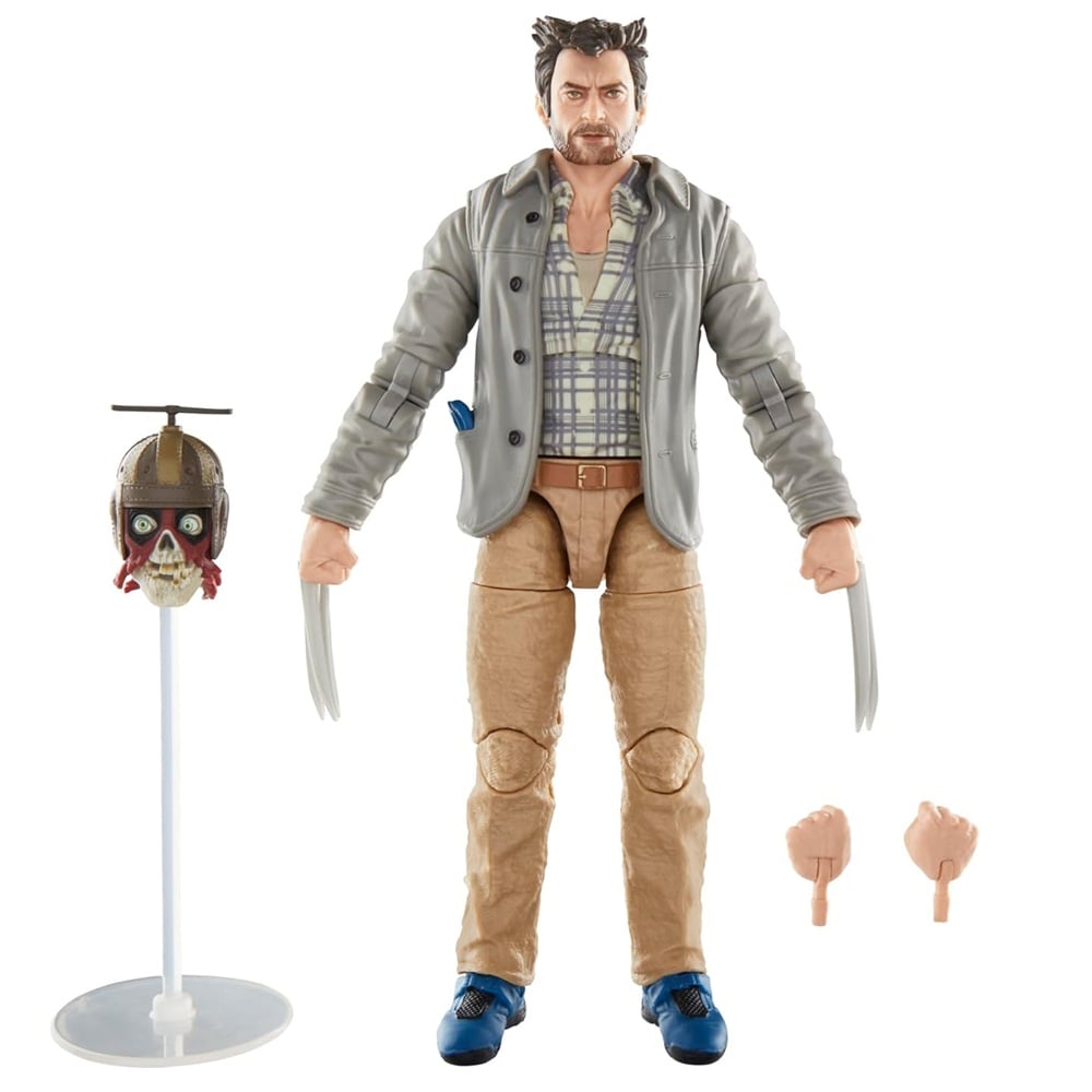 MARVEL LEGENDS DEADPOOL Y WOLVERINE - HEADPOOL Y LOGAN - 2