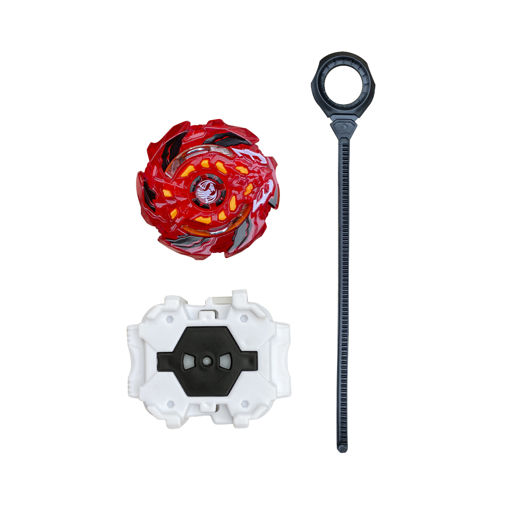 JUGUETE PARA NIÑOS LANZADOR GYRO WARRIOR ROTATE ROJO - 2