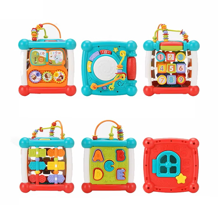JUGUETE CUBO MUSICAL INTERACTIVO 6-EN-1 CON BLUETOOTH - 3