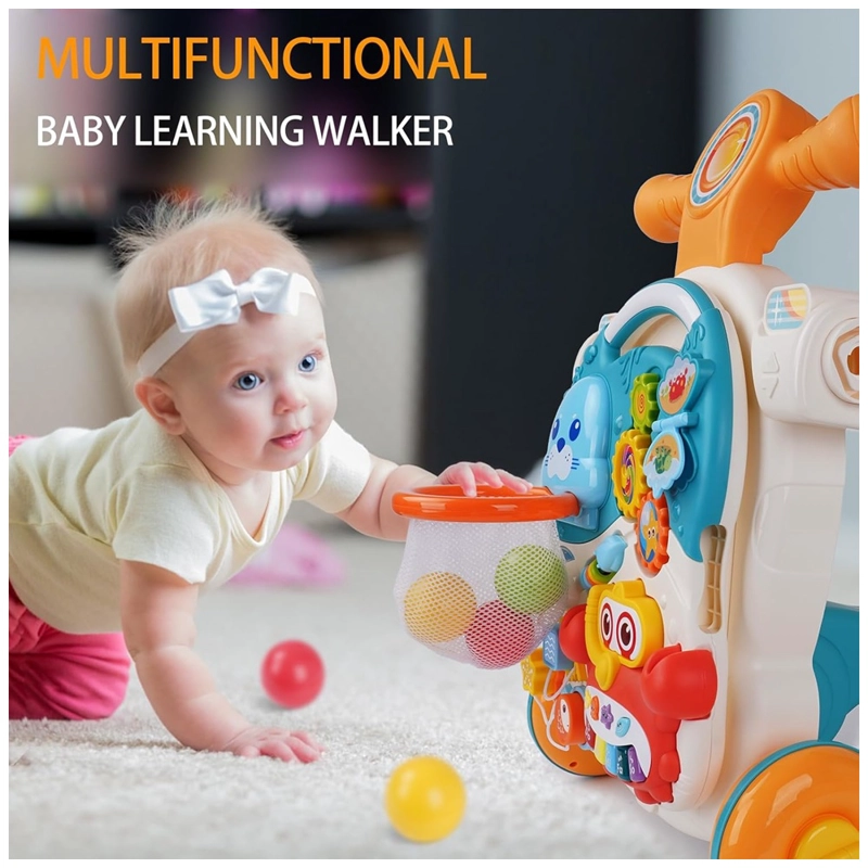 CAMINADOR MULTIFUNCIONAL 4 EN 1 CELESTE MUSICAL PARA BEBES - 5