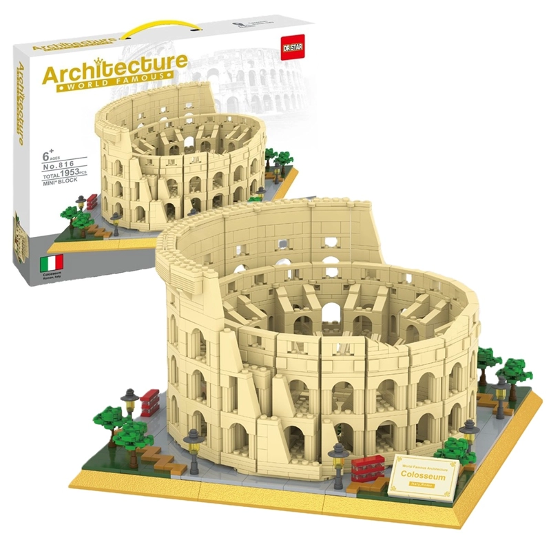 BLOQUES ARQUITECTURA - EL COLISEO ROMANO ITALIA 1953 PCS - 1