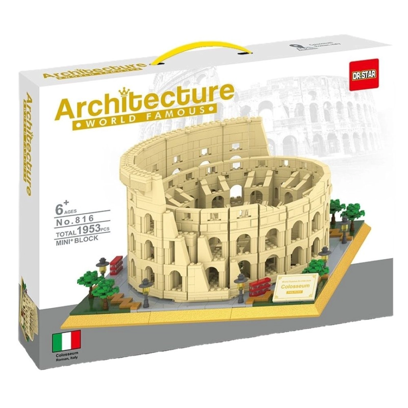 BLOQUES ARQUITECTURA - EL COLISEO ROMANO ITALIA 1953 PCS - 2