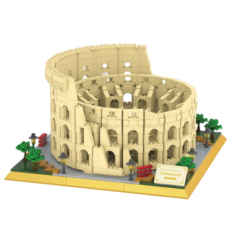 BLOQUES ARQUITECTURA - EL COLISEO ROMANO ITALIA 1953 PCS - 3