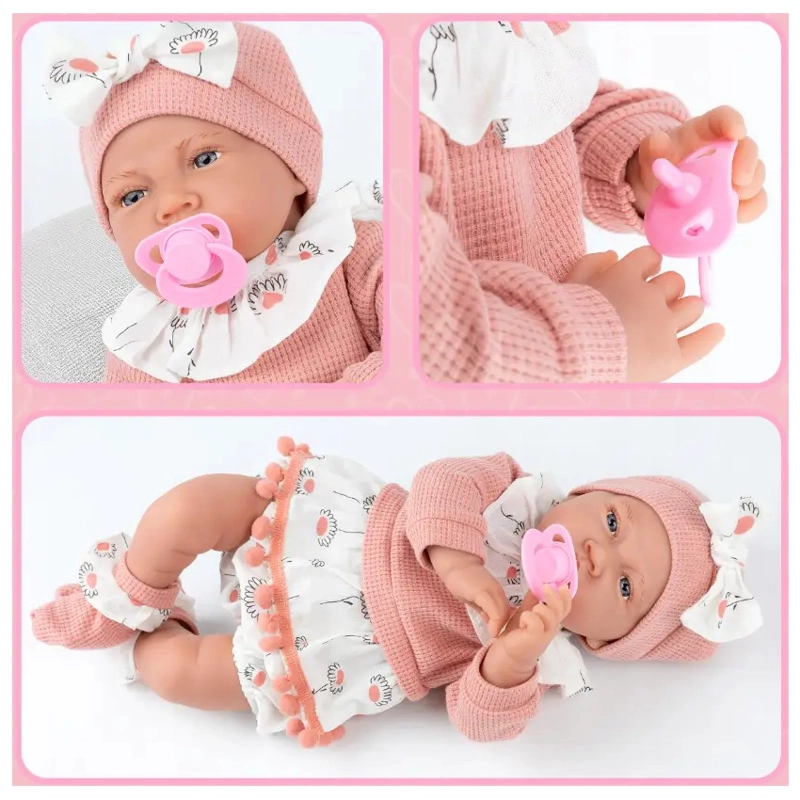 MUÑECA TIPO REBORN KIKI BABY 40 CM +12 SONIDOS - 3