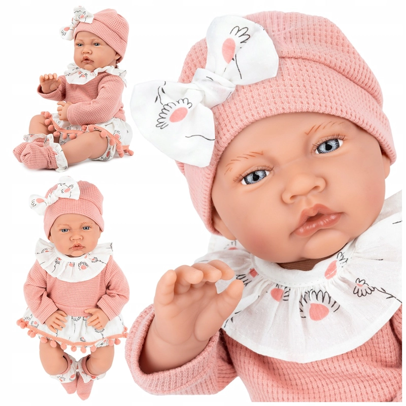 MUÑECA TIPO REBORN KIKI BABY 40 CM +12 SONIDOS - 4