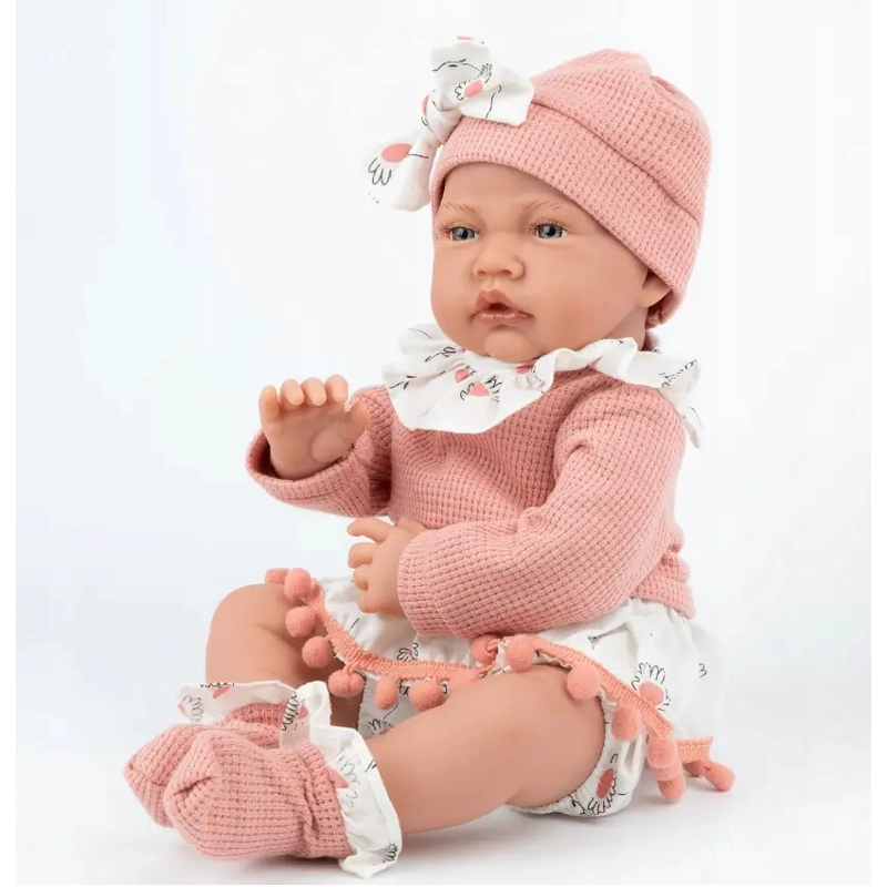MUÑECA TIPO REBORN KIKI BABY 40 CM +12 SONIDOS - 5