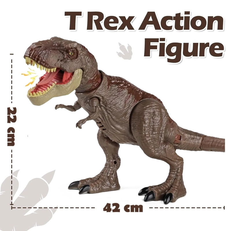 JUGUETE DINOSAURIO TYRANNOSAURUS REX CON LUCES Y SONIDOS - 5