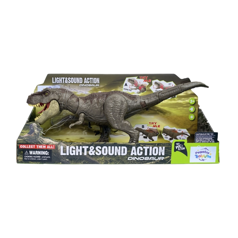 JUGUETE DINOSAURIO TYRANNOSAURUS REX CON LUCES Y SONIDOS - 6