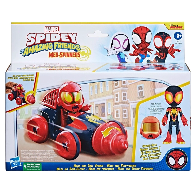 MARVEL SPIDEY - MILES CON VEHICULO PERFORADOR - 1