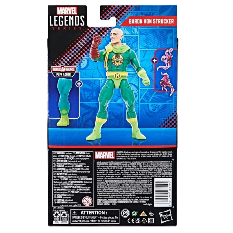 MARVEL LEGENDS AVENGERS BARON VON STRUCKER 15 CM - 7