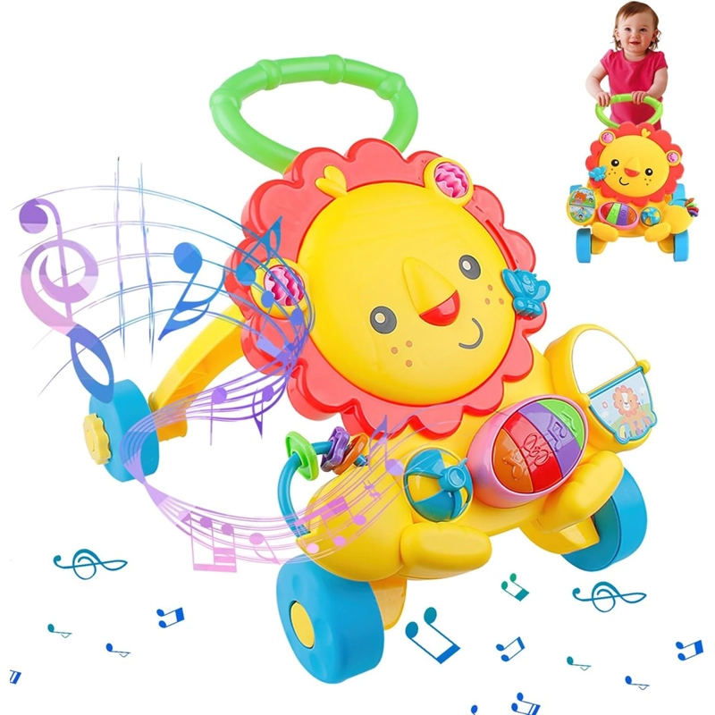 CAMINADOR ANDADERA LEÓN PIANO MUSICAL PARA BEBES - 1