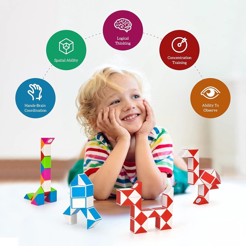 PACK X3 CUBOS DE RUBIK MOYU 3X3 + SERPIENTE RUBIK MEILONG3 - 4