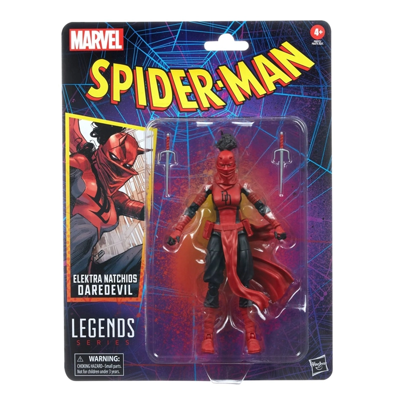 MARVEL LEGENDS RETRO SPIDER-MAN DAREDEVIL ELEKTRA NATCHIOS - 1
