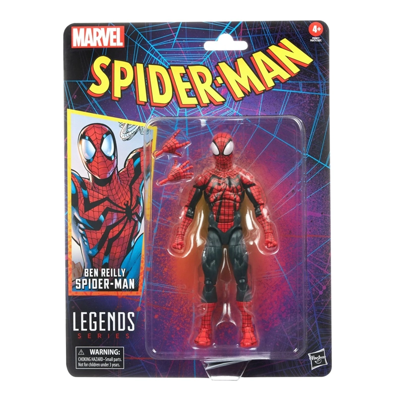 FIGURA MARVEL LEGENDS RETRO SPIDER-MAN BEN REILLY - 1