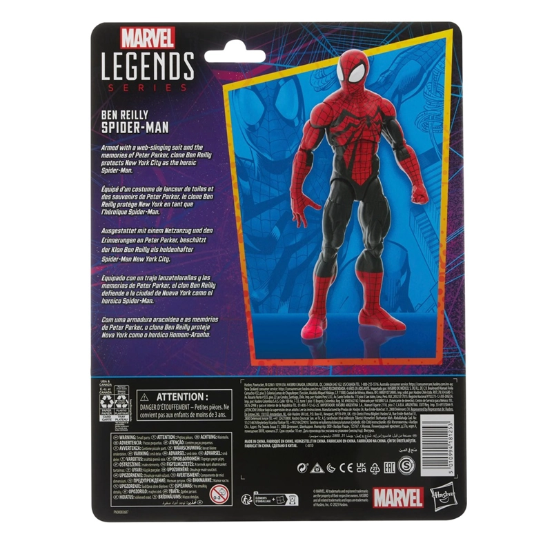 FIGURA MARVEL LEGENDS RETRO SPIDER-MAN BEN REILLY - 6