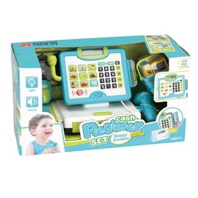 CAJA REGISTRADORA VERDE CON ESCANER Y SONIDOS +20 ACCESORIOS - 3