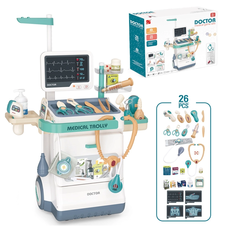 ESTACIÓN MEDICA CARRITO DE DOCTOR CON X-RAY PARA NIÑOS - 1
