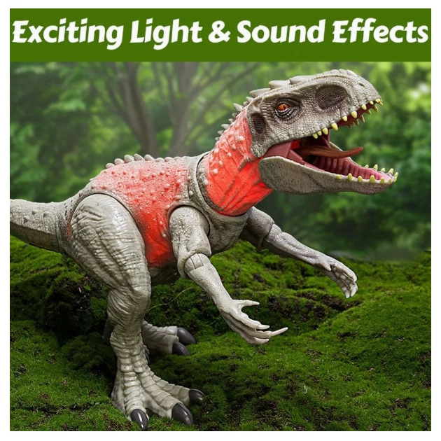 JUGUETE DINOSAURIO INDOMINUS REX CON LUCES Y SONIDOS - 2