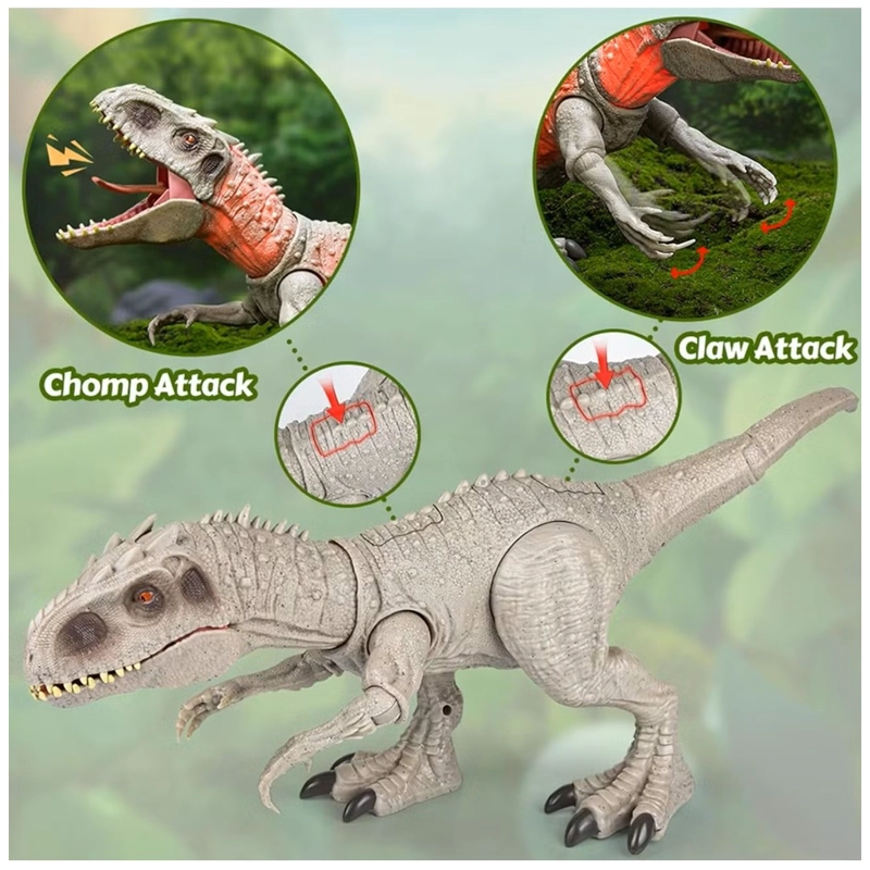 JUGUETE DINOSAURIO INDOMINUS REX CON LUCES Y SONIDOS - 5
