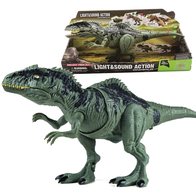 JUGUETE DINOSAURIO GIGANOTOSAURUS CON LUCES Y SONIDOS - 1