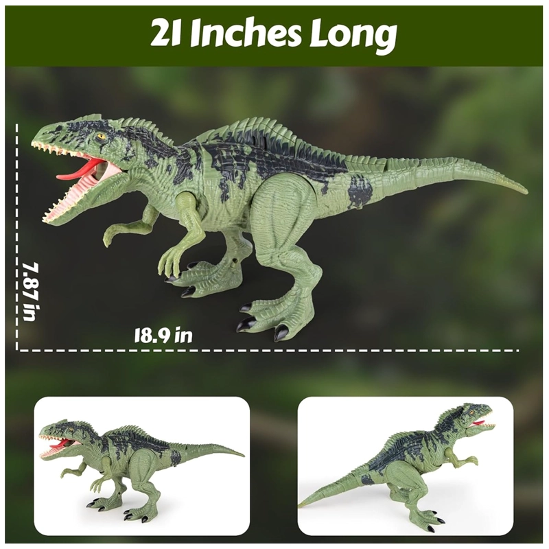 JUGUETE DINOSAURIO GIGANOTOSAURUS CON LUCES Y SONIDOS - 6
