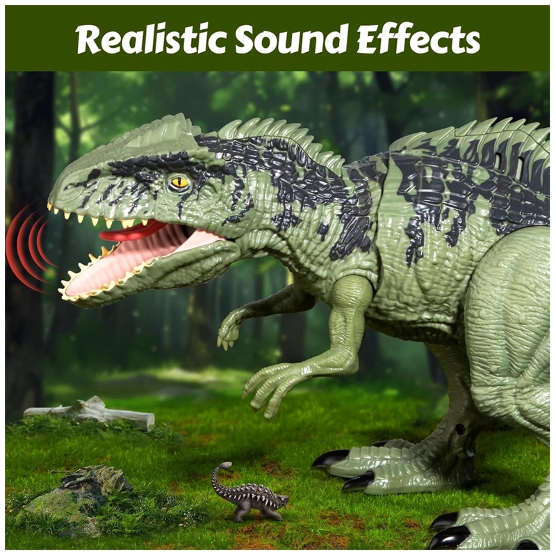 JUGUETE DINOSAURIO GIGANOTOSAURUS CON LUCES Y SONIDOS - 7