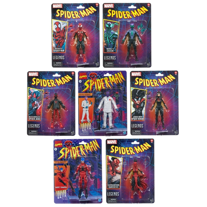 MARVEL LEGENDS WAVE COMPLETA RETRO SPIDERMAN COMIC - 1