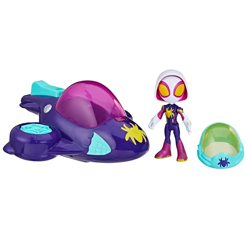 MARVEL SPIDEY - GHOST-SPIDER CON PLANEADOR - 2