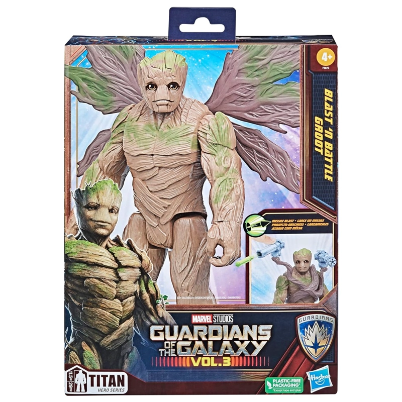 GUARDIANES DE LA GALAXIA GROOT BLAST N’ BATTLE 29 CM - 1
