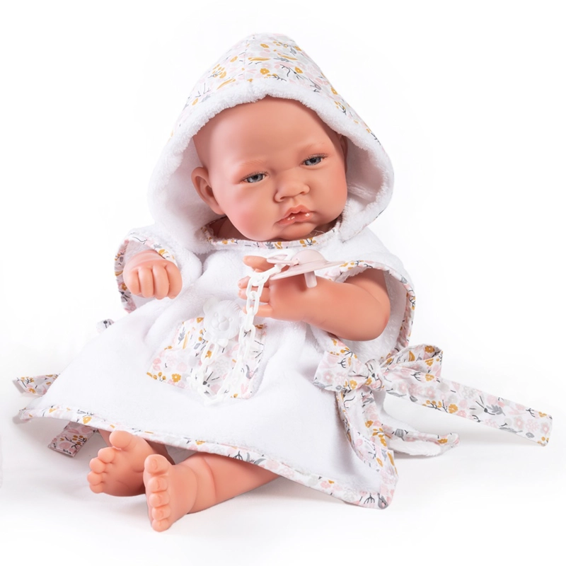 MUÑECA ANTONIO JUAN BEBÉ RECIÉN NACIDA CAPITA DE BAÑO 42 CM - 1