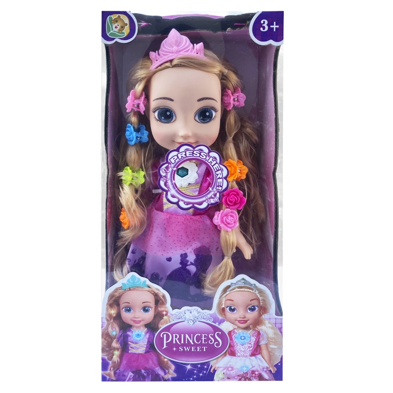 MUÑECA PRINCESA ROSADA CANTANTE MUSICA Y LUCES - 1