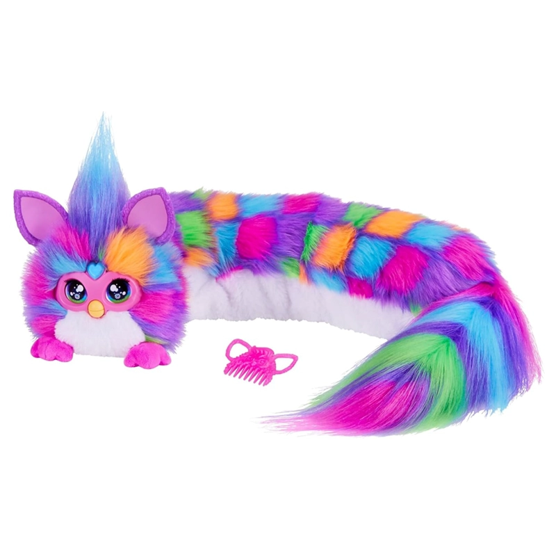 PELUCHE FURBY INTERACTIVO DJ FURBY NEON STAR MORADO - 2