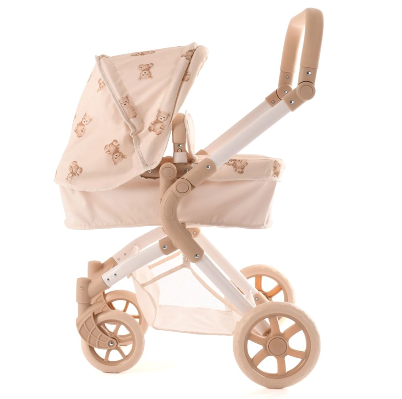 COCHE PARA MUÑECAS REBORN ROMA PRAMS TEDDY SINGLE - 4