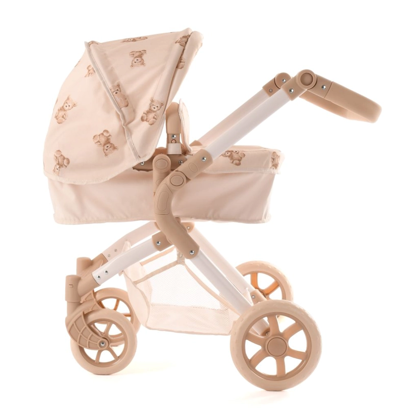 COCHE PARA MUÑECAS REBORN ROMA PRAMS TEDDY SINGLE - 5