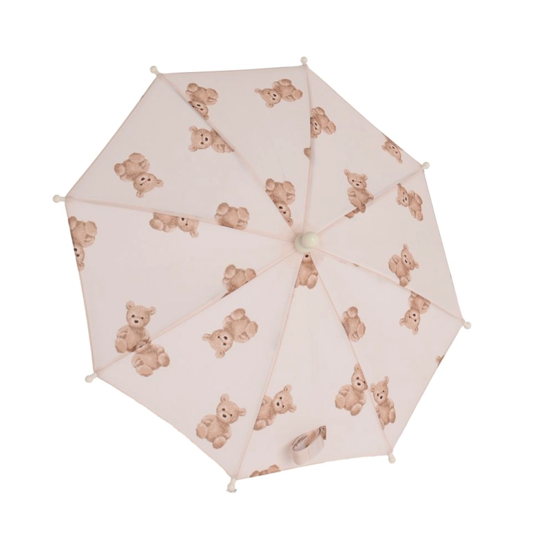 COCHE PARA MUÑECAS ROMA PRAMS TEDDY REBORN CON PARASOL - 6