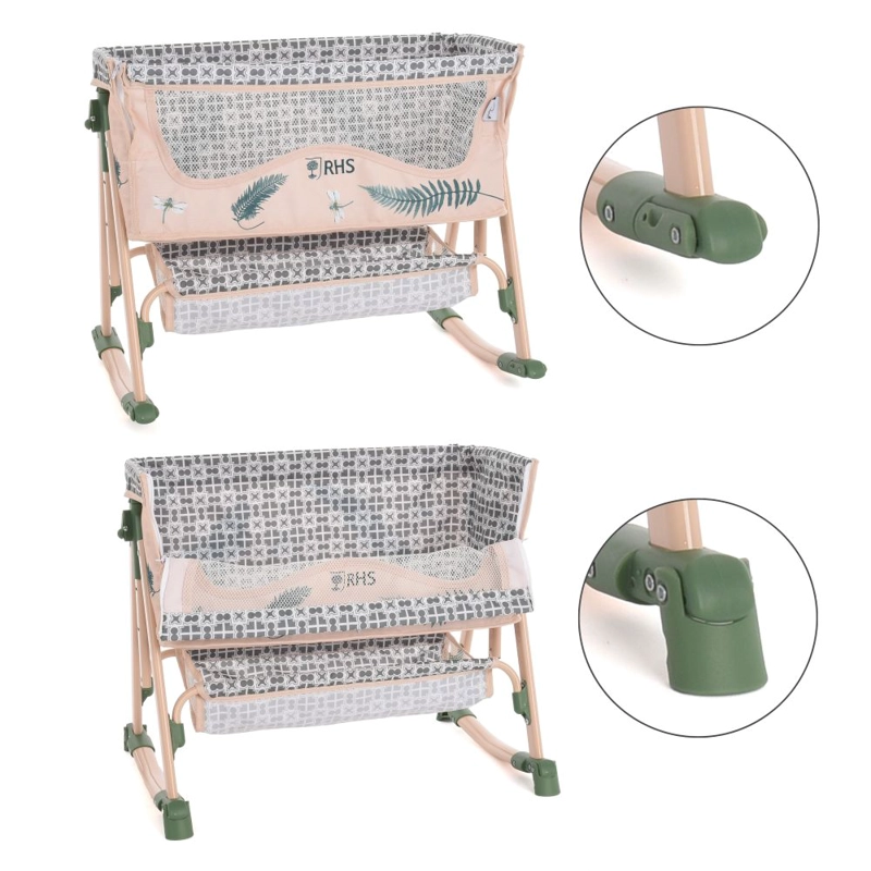 CUNA PARA MUÑECAS REBORN ROMA PRAMS RHS FERN BEDSIDE CRIBE - 5
