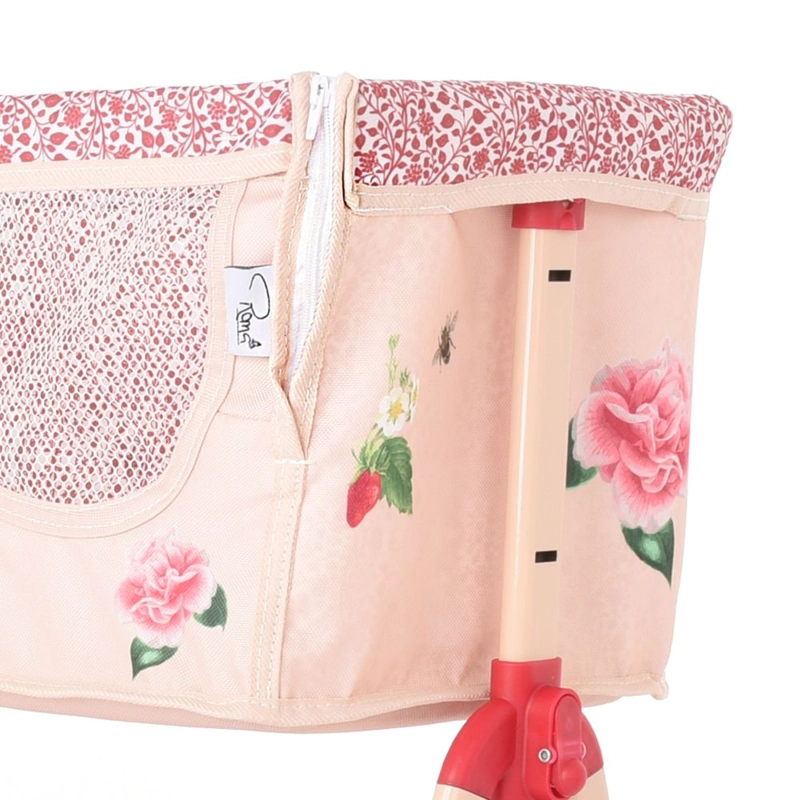 CUNA PARA MUÑECAS REBORN ROMA PRAMS RHS FLORA BEDSIDE CRIBE - 6